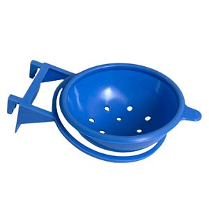 Ninho de Plástico - Com Suporte para Canário de Cor - Azul - Animalplast