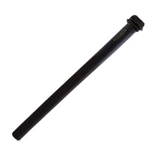 Poleiro Plástico Semi-Frisado – Preto 20cm