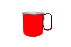 Caneca Alumínio Kid 230 ml Vermelho Verniz