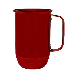 Caneca Juvenil Vermelha Verniz 550 ml