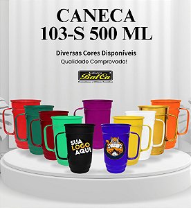 Caneca Alumínio 103-S 500 ml Color