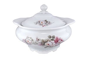 Sopeira de Porcelana com Tampa 03 Litros Dec.E351 Sch.114 -