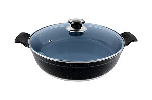 Frigideira Rev. Cerâmico CZ. Preto Liso Pigmentado 4,7 lts