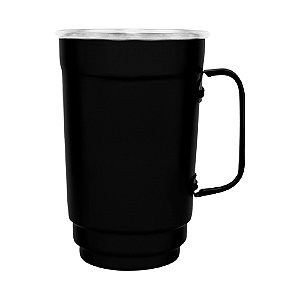 Caneca Alumínio 101-D 500 ml Preto Fosco