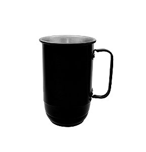 Caneca Alumínio Imperial 900 ml Preta Fosca