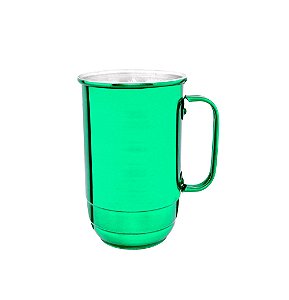 Caneca Alumínio Imperial 900 ml Verde Verniz