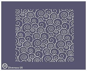 Diversos 05 - Stencil 16 X 13 cm