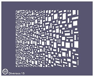 Diversos 15 - Stencil 16 X 13 cm