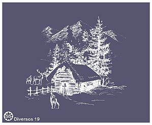 Diversos 19 - Stencil 16 X 13 cm