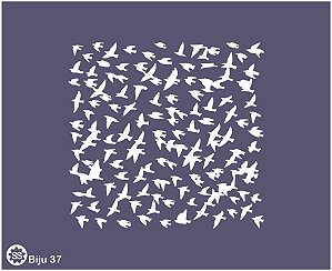 Biju 37 - stencil 16 cm X 13 cm