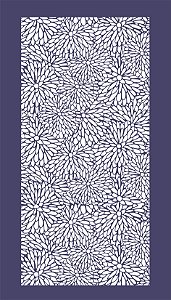 Floral 38 - stencil - 25 x 16 cm