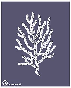 Oceano 59 - stencil 16 x 13 cm