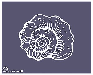 Oceano 68 - stencil 16 x 13 cm