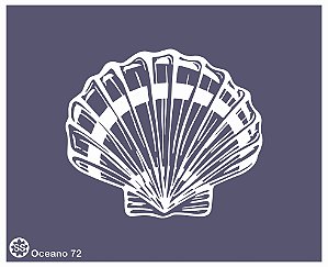 Oceano 72 - stencil 16 x 13 cm