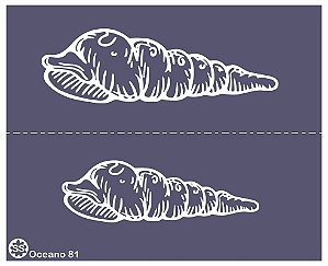 Oceano 81 - stencil 16 x 13 cm
