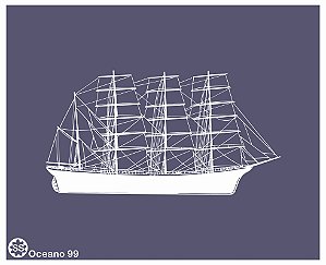 Oceano 99 - stencil 16 x 13 cm