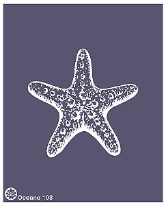 Oceano OC108 - stencil 16 x 13 cm