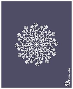 Floral 43aa - stencil 16 x 13 cm