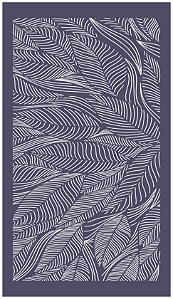Floral 52 - stencil 25 x 16 cm