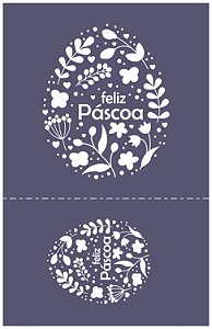 Páscoa 49 - stencil 25 x 16 cm