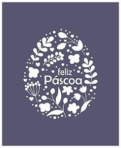 Páscoa 50 - stencil 16 x 13 cm