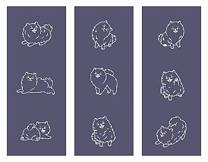 Pet 23 - kit stencil 30 x 28 cm