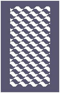 Formas 26 - stencil 25 x 16 cm