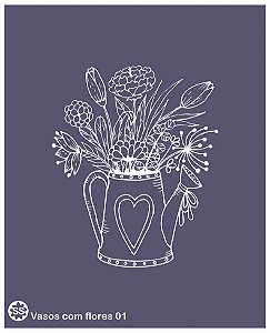 Vasos com flores 01