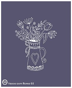 Vasos com flores 03