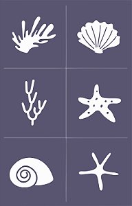 Oceano 102 - stencil 25 x 16 cm