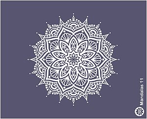 Mandalas 11 - stencil 16 x 13 cm