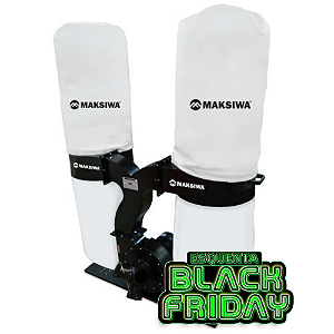 Coletor de Pó Duplo com 3 Bocas 3cv CPD3C Maksiwa