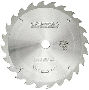 Disco Serra Circular HM 300mm 24 Dentes 803001 Indfema