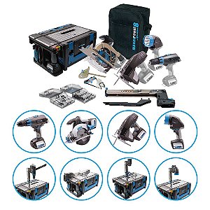 Maksipower 8 Multi Função 8 Em 1 Blue Edition Mp8 Maksiwa
