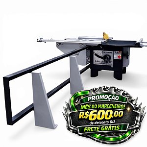 Esquadrejadeira 3000mm com Eixo Inclinável e Riscador UNO3000IR Maksiwa