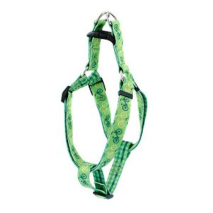 Peitoral para cachorro BIKE - verde - WALKIEDOG