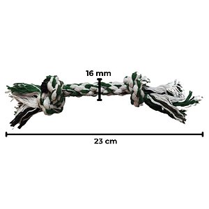 Brinquedo Mordedor Dental Bone Pet Corda Médio Para Cães