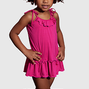 Vestido com Babado