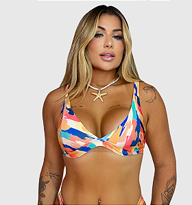 Top cortinao cuter feminino