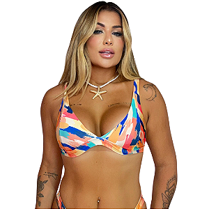 Top cortinao cuter feminino