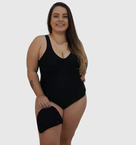 Maio natação plus size