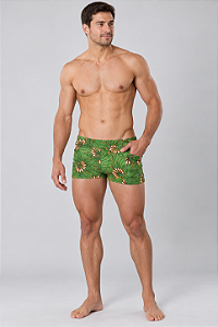 Sunga boxer com bolso moda praia