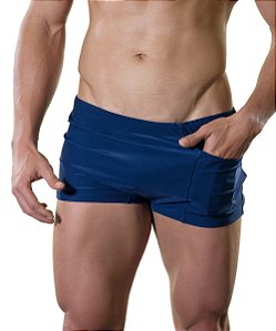 Sunga boxer com bolso moda praia