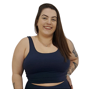 Cropped tela cos plus size