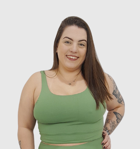 Cropped tela cos plus size