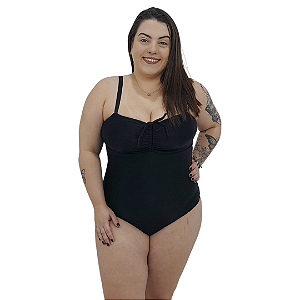 Maio madame decote costas plus size