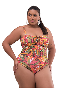 Maio madame decote costas plus size