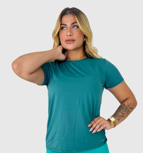 Blusa manga curta feminina