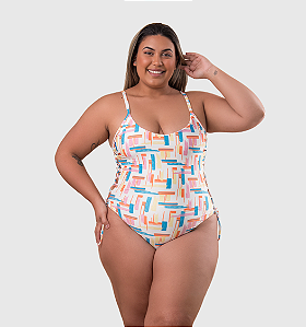 Maio trancado lateral plus size