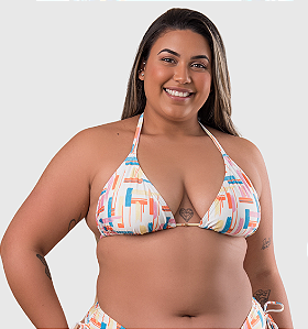 Cortinao de biquini marquinha plus Carolgava Moda Praia